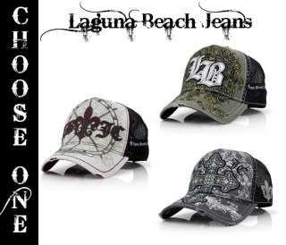 Laguna Beach Jeans cap hat Newport LB Axel Trucker NEW  