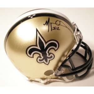  Marques Colston Autographed New Orleans Saints Riddell 