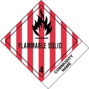   Flammable Solids, N.O.S. Labels