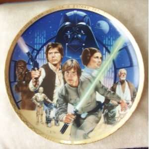    Star Wars 10th Anniversary Commemorative Plate 12 
