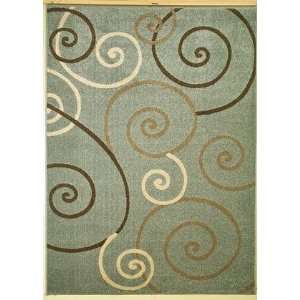  Concord Global Chester Scroll Blue 6 7 X 9 3 Area 