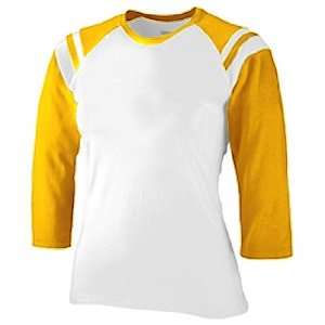   Sportswear Ladies Jr Fit Legacy Tees WHITE/ GOLD WS