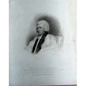  Engraving Shute Barrington Lord Bishop Durham Picard