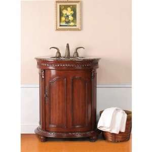  Compania Single 30 Bathroom Vanity in Anitique Cherry 