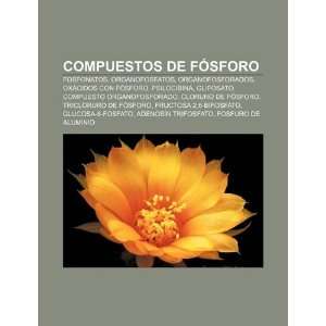  Compuestos de fósforo Fosfonatos, Organofosfatos 