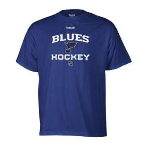 St. Louis Blues Authentic Progression T Shirt (Dark Blue)  