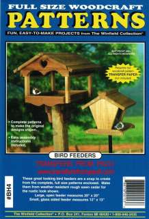 Bird Feeders Yard & Garden Woodworking Pattern  