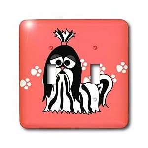  Janna Salak Designs Dogs   Black and White Shih Tzu with 