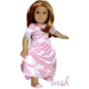  Pink Satin Nightgown for 18 Inch Dolls Toys & Games