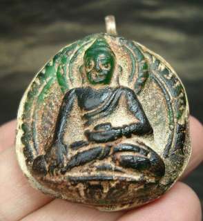 Extremely Rare TIBETAN OLD Glass Shakya​muni Amulet  