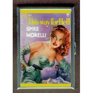  THIS WAY FOR HELL NOIR PIN UP ID Holder, Cigarette Case or 