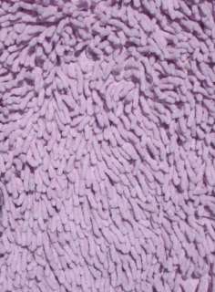 Gorgeous Lavender Shag Shaggy Cotton Rug 39 x 58 NEW  