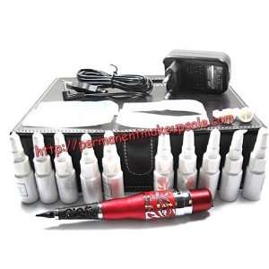 New Design Makeup Eyebrow Pen/Power/Needles/Cups/Ink Kit Pro SALE PM 