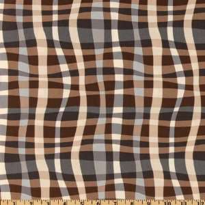   Definitions Plaid Brown/Grey Fabric By The Yard Arts, Crafts & Sewing