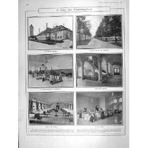  1906 VIRCHOW HOSPITAL HOFFMANN WARD KITCHEN STAIRCASE 
