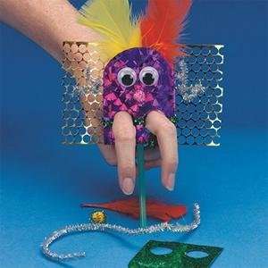  Fun Finger Puppets Craft Kit (Makes 12) Toys & Games