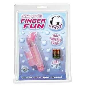 Bundle Finger Fun G Spot   Pink and Slippery Stuff Lubricant  8 oz