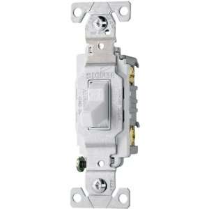   Specification Grade Single Pole AC Compact Toggle Switch, White Home