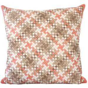  Lance Wovens Normandy Lipstick Leather Pillow