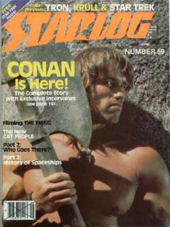 Starlog Magazine #59 Conan/Tron/Krull/StarTrek 1981 VFN  