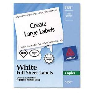   once and copy onto multiple sheets of blank labels to create as many