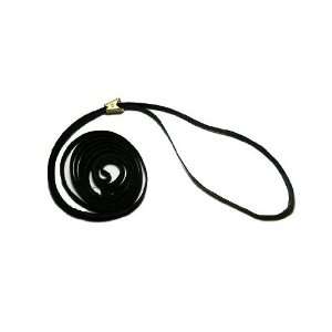  Resco Black Cordo Hyde Show Lead with Brass Fastner, 3/16 