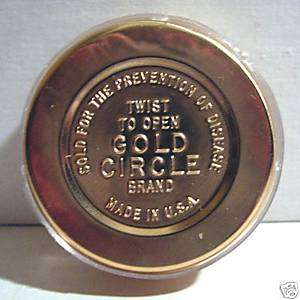 Gold Circle Old Full Condom Pk Circle Rubber Newark NJ  