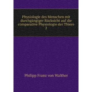   der Thiere. 2 Philipp Franz von Walther  Books