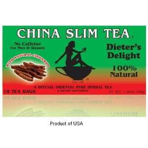  China Slim Tea (With Natural Cinnamon) 18 Teabags Health 