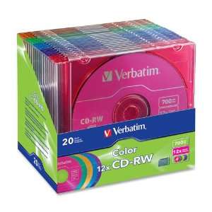  Verbatim 12x CD RW Media   Multi   VER96685 Electronics