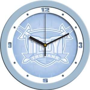 Troy State Trojans NCAA Wall Clock (Blue)  Sports 