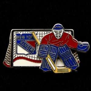  NHL New York Rangers Moving Goalie Pin