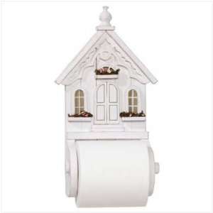  White Country Cottage Bathroom Paper Holder