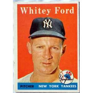 Whitey Ford 1958 Topps Card #320