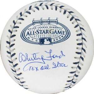  Whitey Ford Autographed 2008 All Star Baseball with 10x 