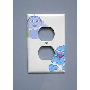 Sesame Street Baby Grover The Count OUTLET Switch Plate Switchplate 