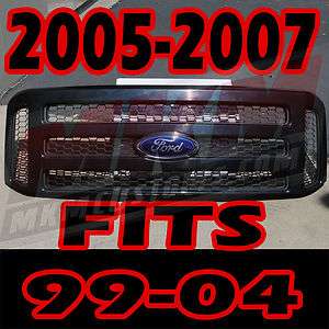 2005 F250 FORD PAINTABLE GRILL CONVERSION FITS 99 2004  