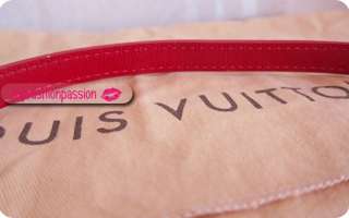 Louis Vuitton Segur epi pochette in red   discontinued  