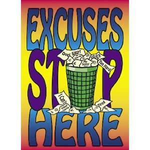   Pack TREND ENTERPRISES INC. POSTER EXCUSES STOP HERE 