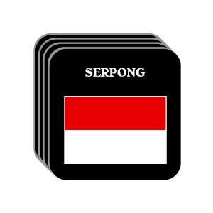  Indonesia   SERPONG Set of 4 Mini Mousepad Coasters 