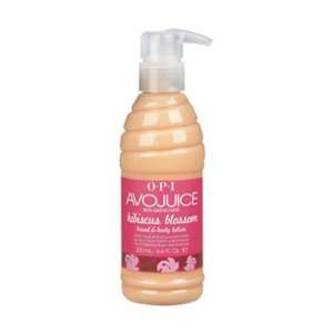  OPI Avojuice Skin Quenchers Lotion, 6 oz, Hibiscus Blossom 