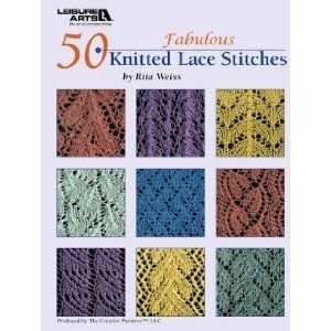   Arts 50 Fabulous Knitted Lace Stitches LA 4529 Arts, Crafts & Sewing