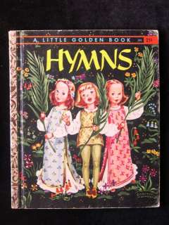 Hymns Little Golden Book Corinne Malvern Jane Werner HC  