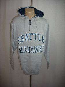 Seattle Seahawks NFL Sweatshirt 1/4 zip front 2XL 2XLT TALL NEW with 