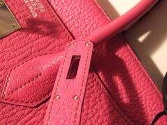   Birkin Pink Fuchsia Chevre de Coromandel Pal Hardware Authentic  