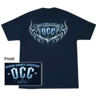  Orange County Choppers OCC Tribal Shield T Shirt Clothing
