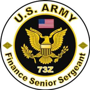  United States Army MOS 73Z Finance Senior Sergeant Decal 