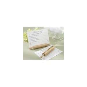  Recipe for Love Wooden Rolling Pin Place Card/Recipe Card Holder 
