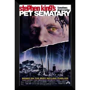  Pet Sematary FRAMED 27x40 Movie Poster Stephen King