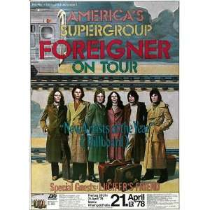  Foreigner   Double Vision 1978   CONCERT   POSTER from 